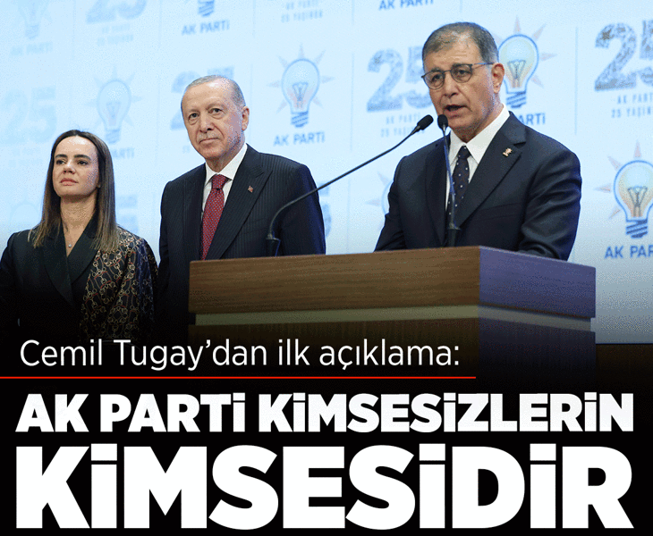 Son dakika... Cemil Tugay AK Parti Genel Merkezi'nde