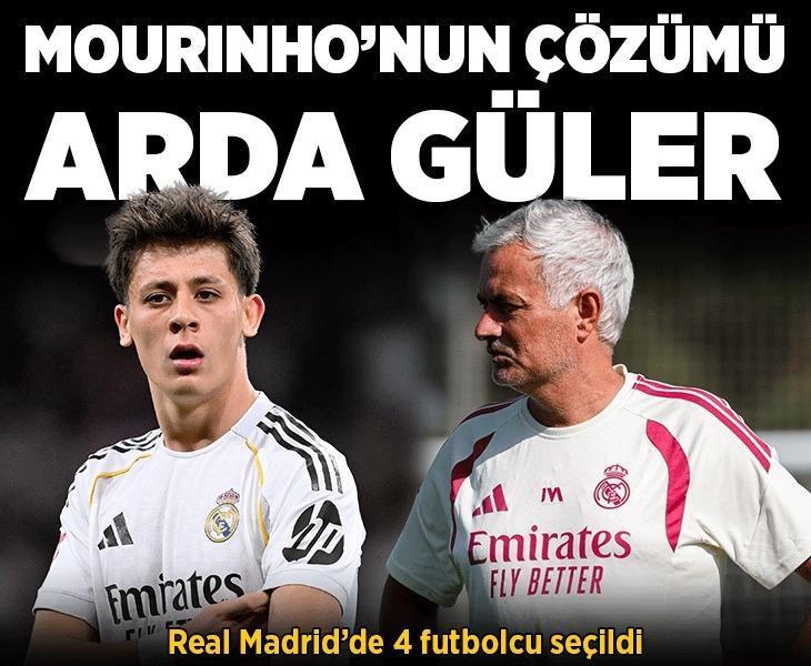Real Madrid'deki soruna Mourinho'nun çözümü Arda Güler! 4 yıldız seçildi