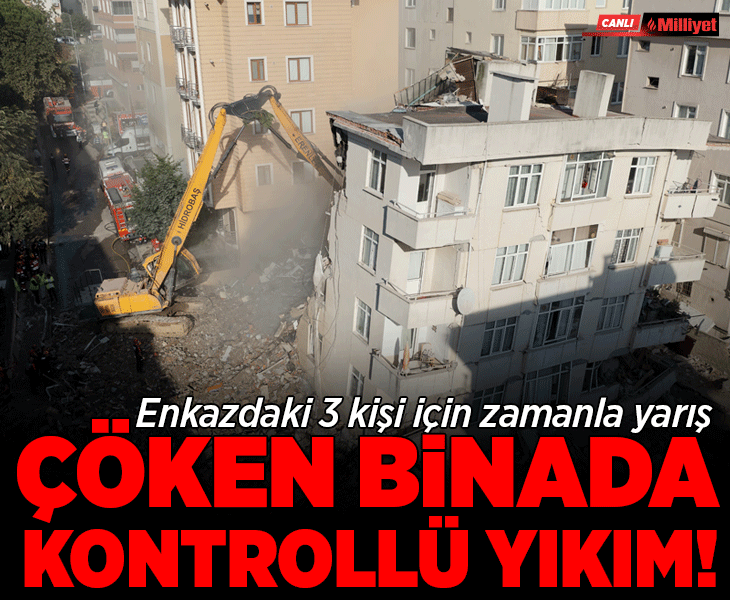 SON DAKİKA | Maltepe'de 6 katlı bina çöktü