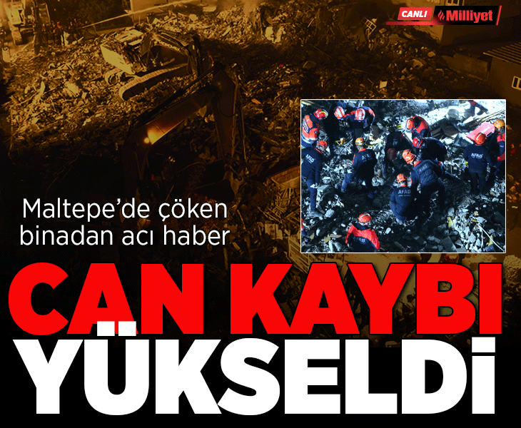 SON DAKİKA | Maltepe'de 6 katlı bina çöktü
