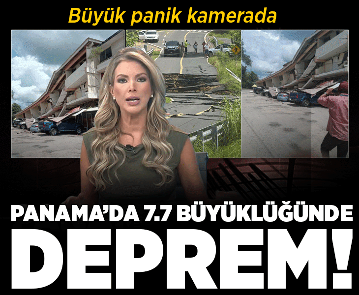 Panama'da 7,7 büyüklüğünde şiddetli deprem! Pasifik kıyılarına tsunami uyarısı yapıldı
