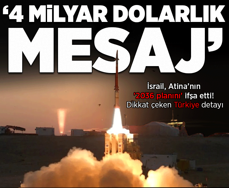 İsrail, Yunanistan'ın '2036 planını' ifşa etti! Dikkat çeken Türkiye detayı: '4 milyar dolarlık mesaj'