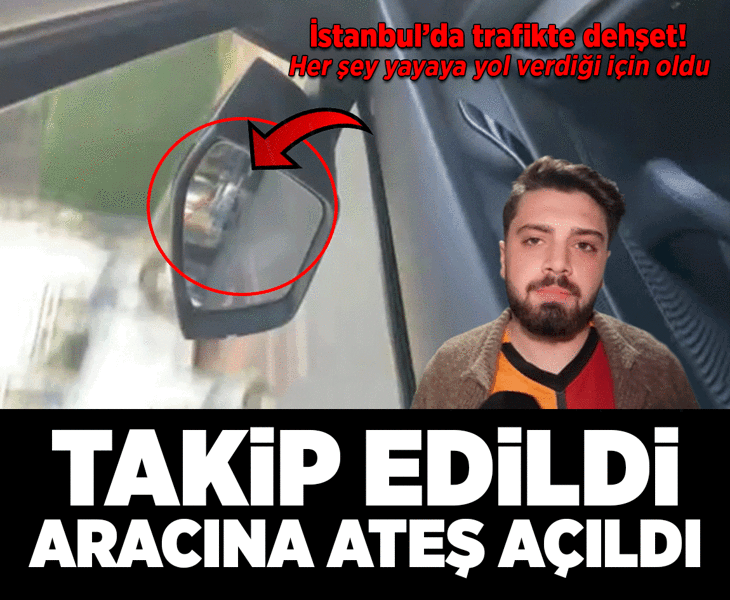 Takip etti, çocukların olduğu araca ateş açtı! Görüntüler Esenyurt'tan...