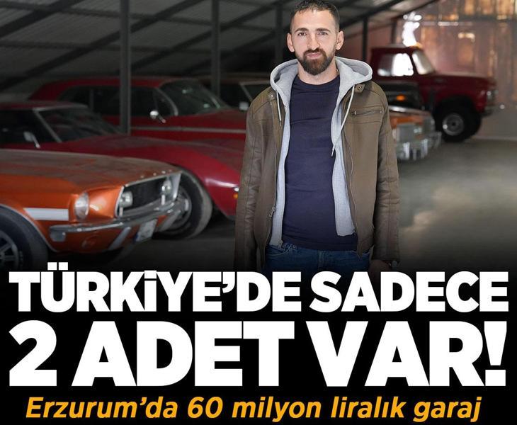 Türkiye’de sadece iki adet var! Erzurum’da 60 milyon liralık garaj