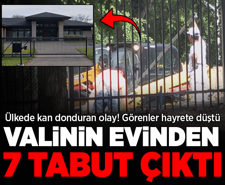 Ülkede kan donduran gizem! Valinin evinde 7 tabut bulundu: İçinden çıkanlar hayrete düşürdü