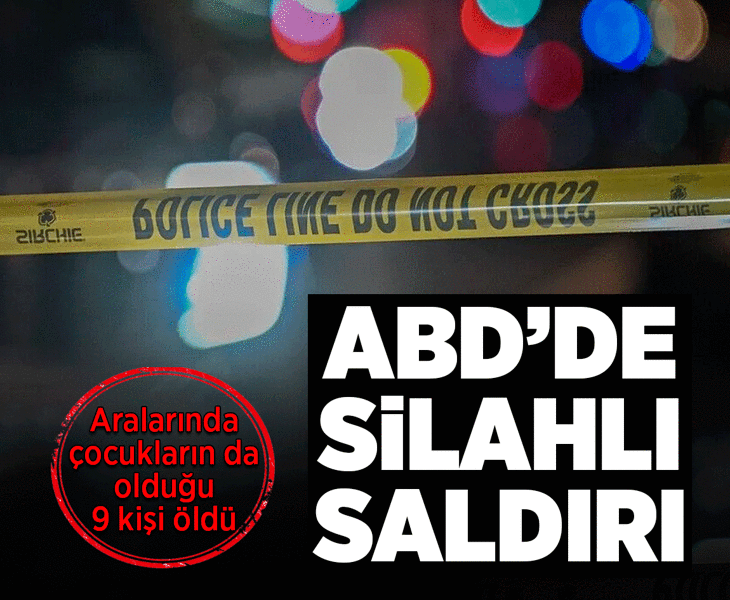 ABD'de kanlı katliam! Sokaktan başlayıp eve kadar dehşet saçtı: Aralarında çocukların da olduğu 9 kişi öldü