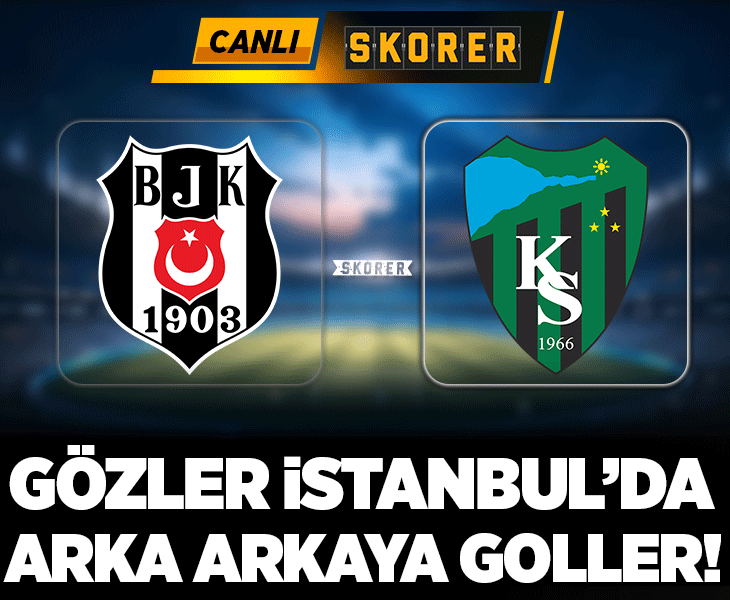 Süper Lig'de Beşiktaş sahasında Kocaelispor ile karşılaşıyor!