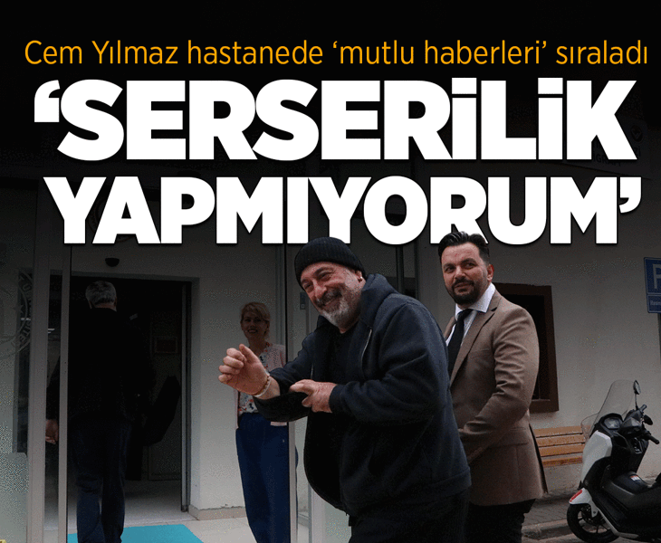 Cem Yılmaz’dan sağlık durumuyla ilgili açıklama: Biraz dikkat etmem lazım