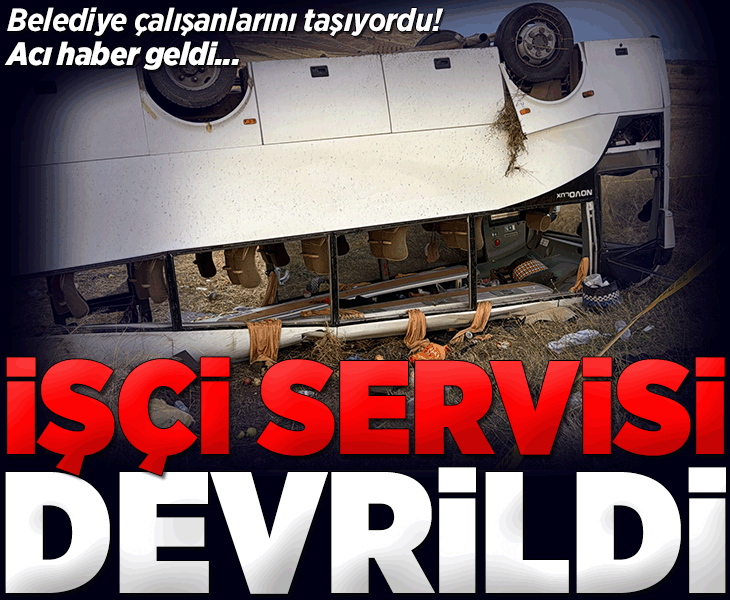 Afyonkarahisar Şuhut'ta işçi servisi devrildi: Çok sayıda yaralı var