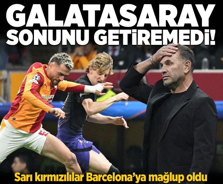 Galatasaray sonunu getiremedi! Sarı-kırmızılı ekip Barcelona'ya 4-1 mağlup oldu