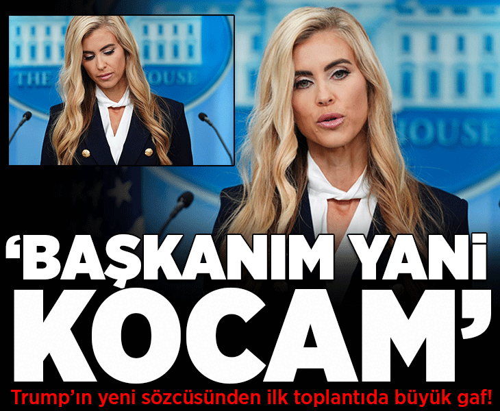 Trump'ın yeni sözcüsü Zacharia'dan ilk toplantıda büyük gaf! Herkes şaşkına döndü: 'Başkanım yani kocam'