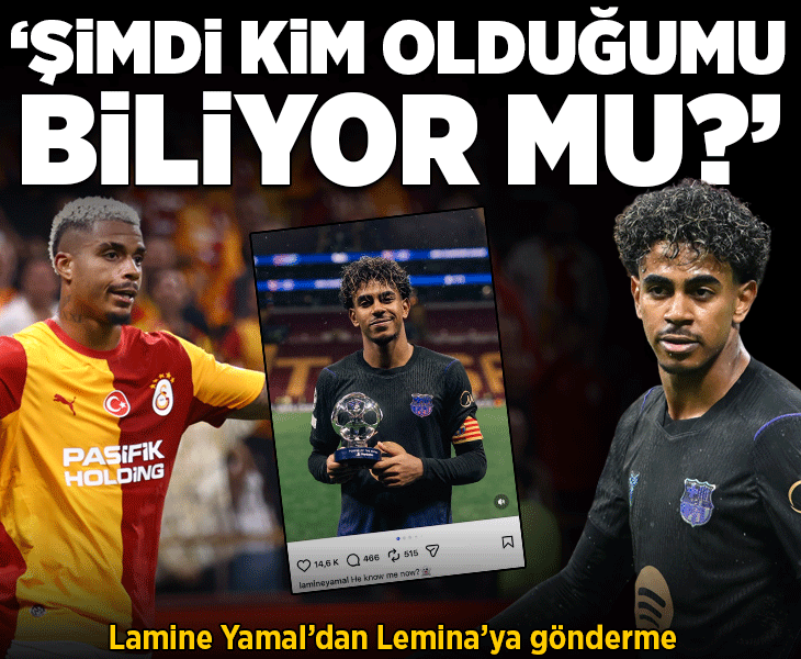 Galatasaray - Barcelona maçı sonrası Yamal'dan Lemina'ya gönderme! 'Şimdi kim olduğumu biliyor mu?'