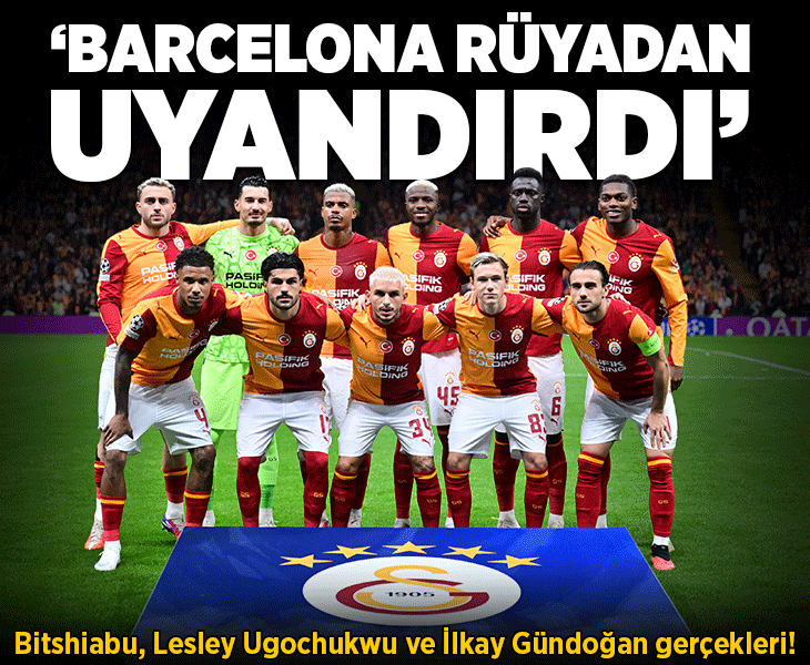 Galatasaray'da Bitshiabu, Lesley Ugochukwu ve İlkay Gündoğan gerçekleri! 'Barcelona rüyadan uyandırdı'