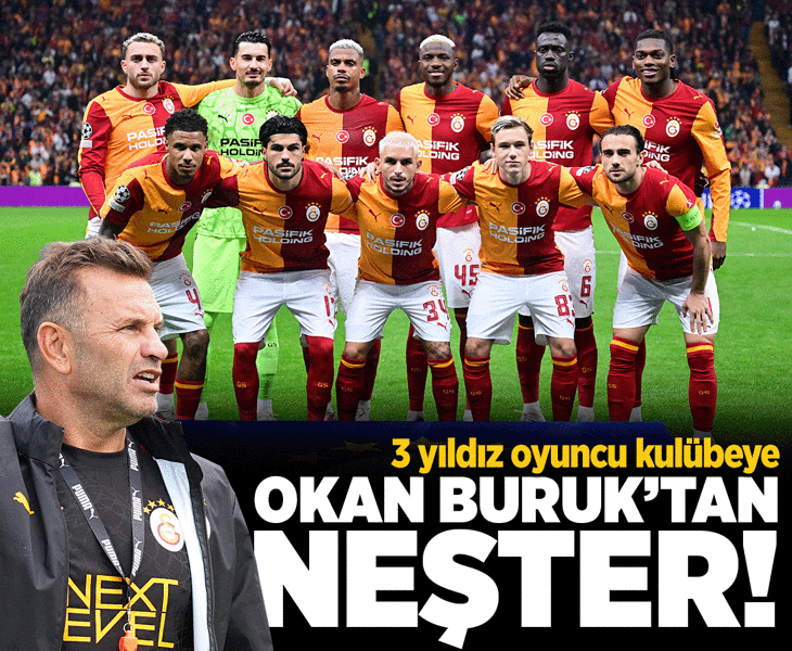 Galatasaray'da Okan Buruk'tan kadroya neşter! 3 yıldızı kulübeye çekiyor