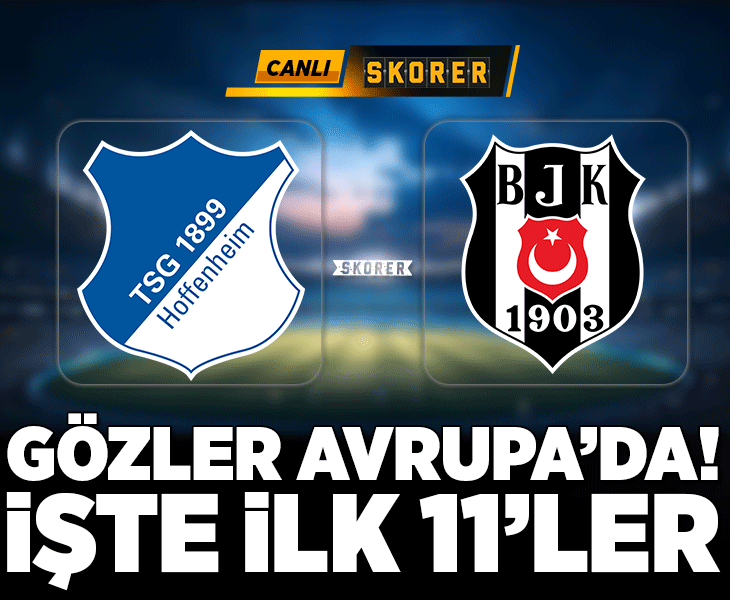 UEFA Avrupa Ligi'nde Beşiktaş Hoffenheim'a konuk oluyor