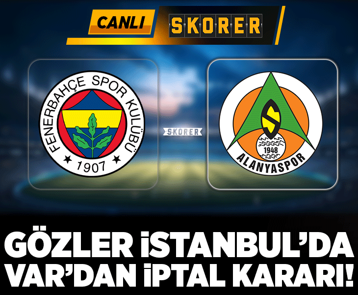 Süper Lig'de Fenerbahçe Alanyaspor'u konuk ediyor