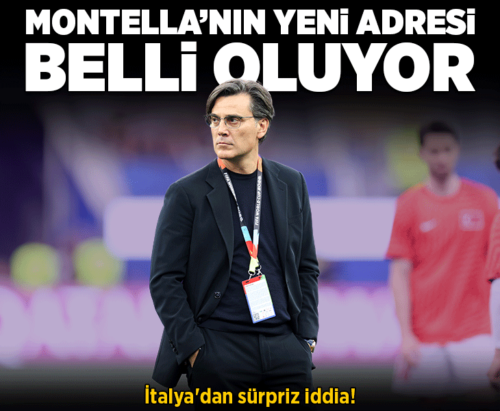 İtalya'dan sürpriz iddia! Vincenzo Montella'nın Milli Takım'dan sonra yeni adresi belli oluyor