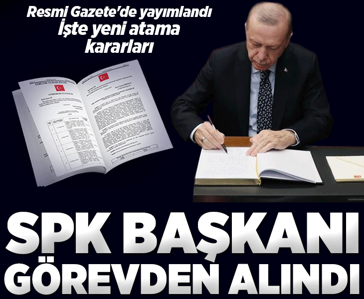 Resmi Gazete'de yayımlandı! SPK Başkanı Mahmut Sütcü görevden alındı