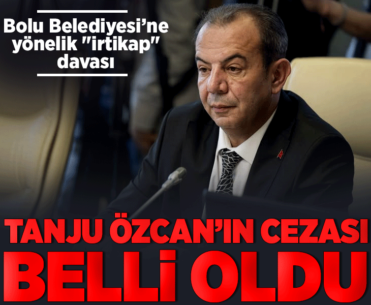 Son dakika: Tanju Özcan 7 yıl 3 ay hapis cezasına çarptırıldı