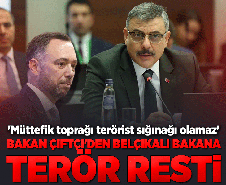 Bakan Çiftçi'den Avrupa'nın göbeğinde terör resti: Müttefik toprağı terörist sığınağı olamaz