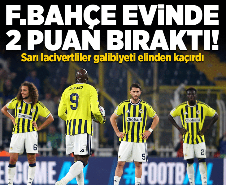 Fenerbahçe 90'da yıkıldı! Sarı-lacivertli ekip Slavia Prag ile 2-2 berabere kaldı
