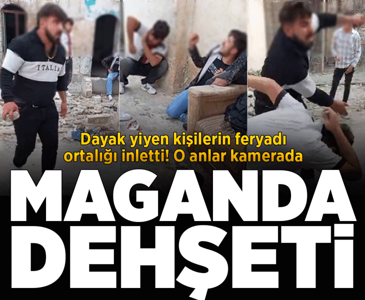 Şanlıurfa’da metruk evde maganda dehşeti! 1 kişi, 4 kişiyi darbetti; o anlar kamerada