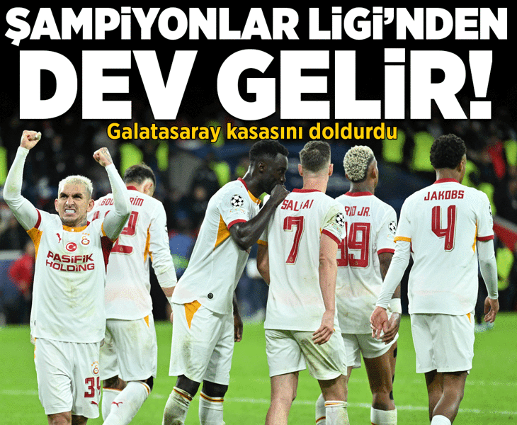 Galatasaray kasayı doldurdu! Şampiyonlar Ligi'nden dev gelir