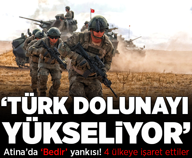 Yunanistan'da 'Bedir' yankısı! 4 ülkeye işaret ettiler: 'Türk dolunayı yükseliyor'