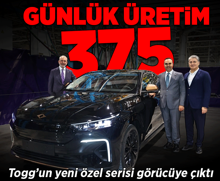 Bakan Kacır yeni Togg'u paylaştı: Günde 375 araç ile rekor