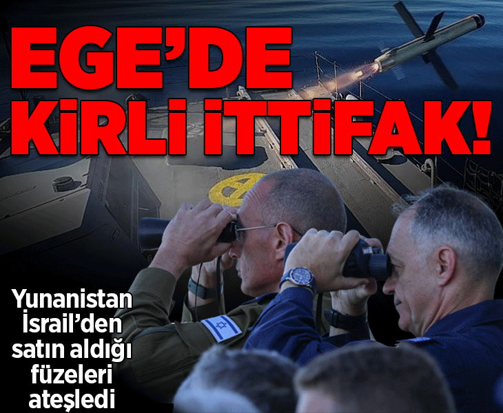 SPIKE füzeleri ateşlendi! İsrail ve Yunanistan donanmaları Girit'te buluştu