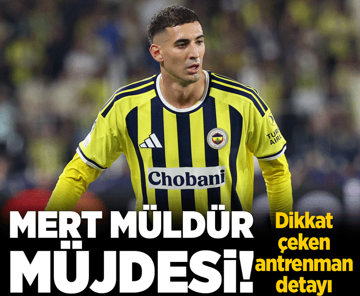 Fenerbahçe'de Mert Müldür müjdesi! Dikkat çeken antrenman detayı