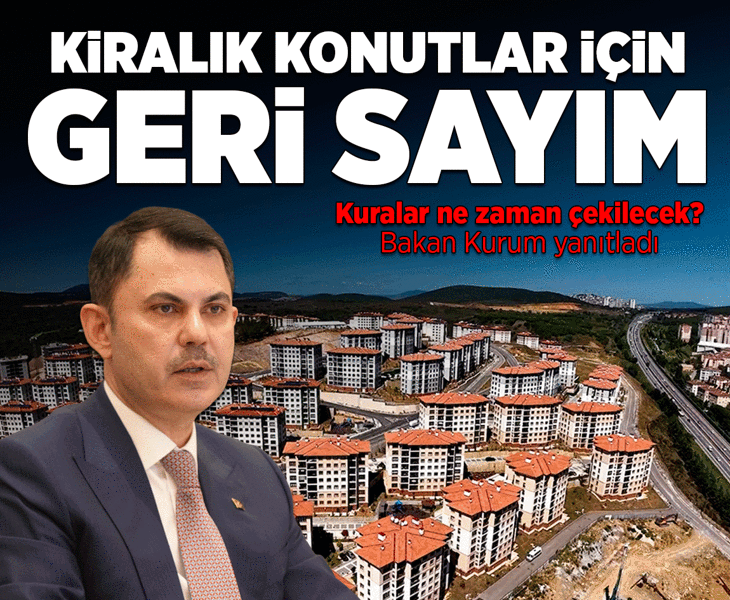 Bakan Kurum duyurdu: 2 bine yakın kiralık sosyal konut için geri sayım! Kura tarihi belli oldu