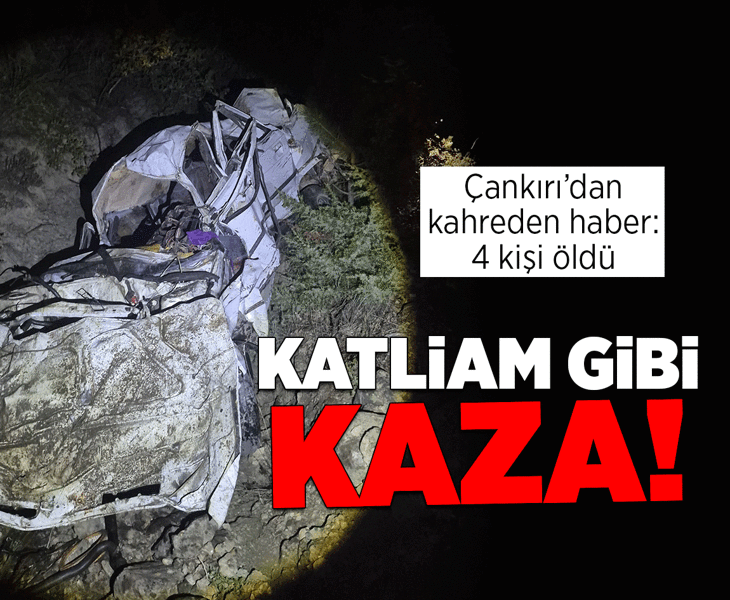 Mantar toplamaktan dönüyorlardı... Çorum'da feci kaza: 4 ölü, 1 yaralı