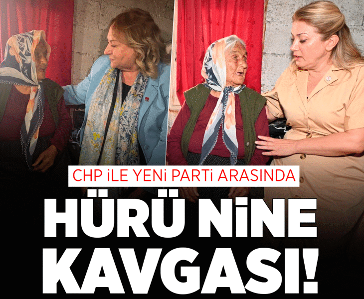 CHP ile Yeni Parti'nin Hürü Nine kavgası! Yaşlı kadına yardım üzerinden tartışma...