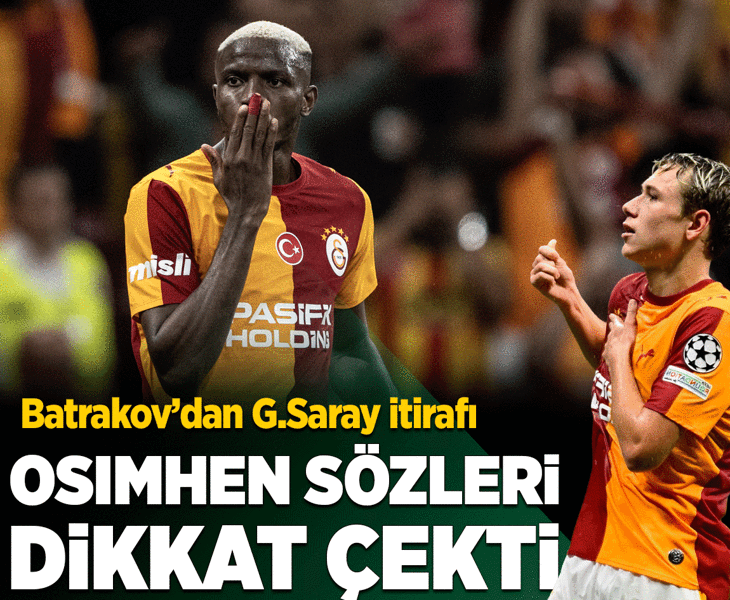 Galatasaray'ın genç yıldızı Aleksey Batrakov'dan Osimhen sözleri: Gel yanıma otur dedi