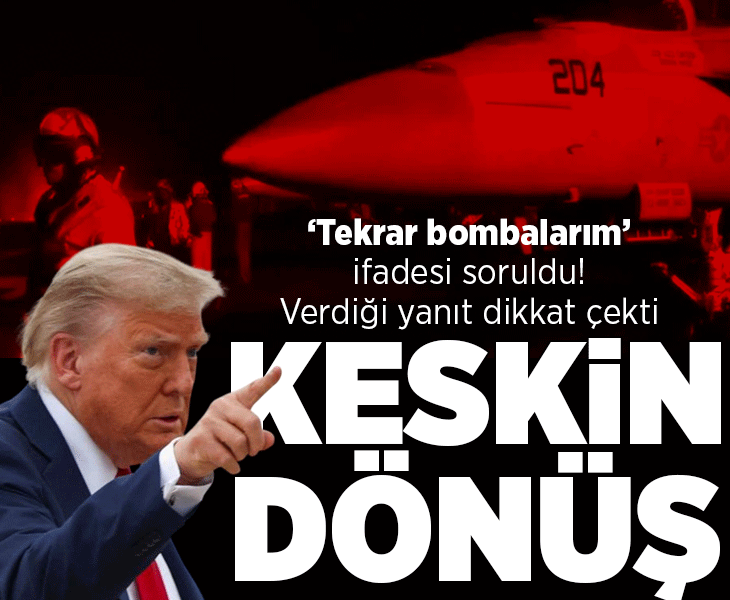 Geri adım attı! Trump, 'İran' sorusuna kaçamak yanıt verdi