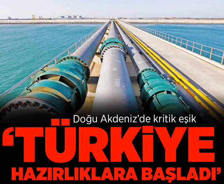 Doğu Akdeniz'de kritik eşik! Türkiye, KKTC doğal gaz hattında mühendislik hazırlıklarına geçiyor