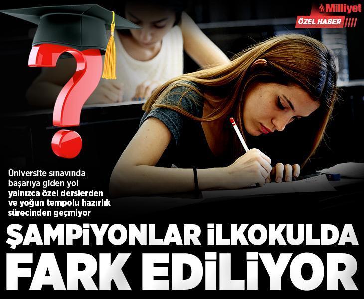 Şampiyonlar ilkokulda fark ediliyor