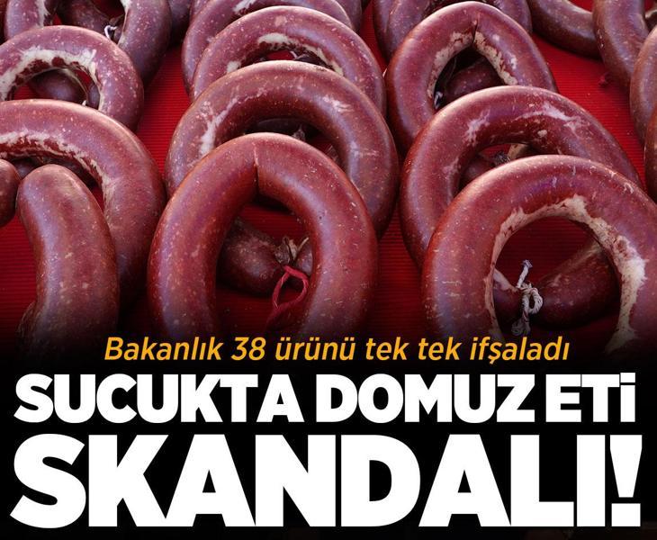 Dana sucuktan domuz eti çıktı! Bakanlık 38 ürünü tek tek ifşaladı
