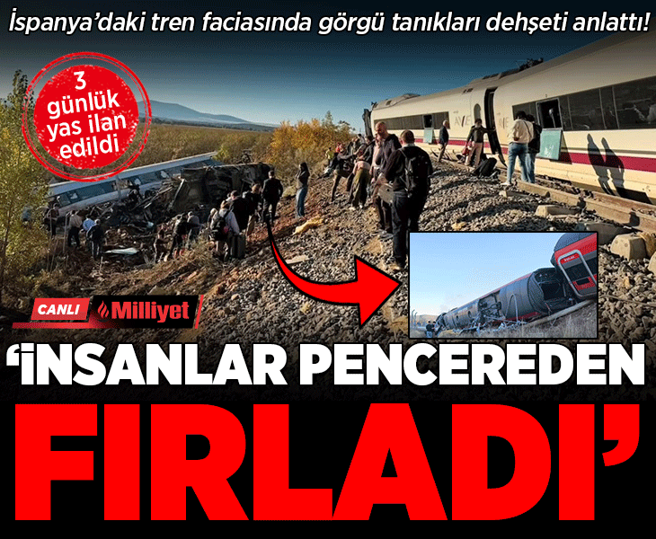 Son dakika...İspanya'da iki hızlı tren çarpıştı! Çok sayıda ölü ve yaralı var