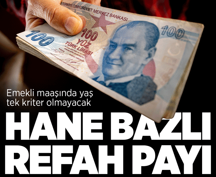 Emekliye hane bazlı refah payı