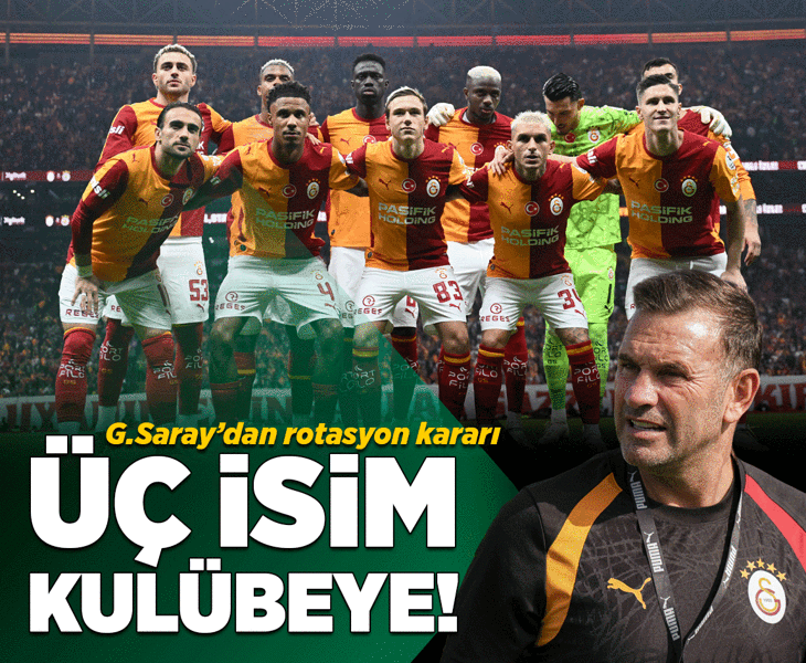 Galatasaray'da akıllar Stuttgart maçında! Okan Buruk'tan rotasyon kararı