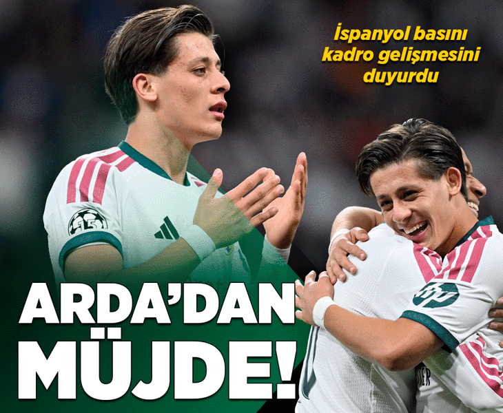 Real Madrid'e Arda Güler'den iyi haber!