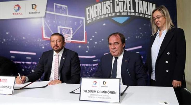Basketbol Milli Takımları ile Total Oil Türkiye sponsorluk anlaşması imzaladı