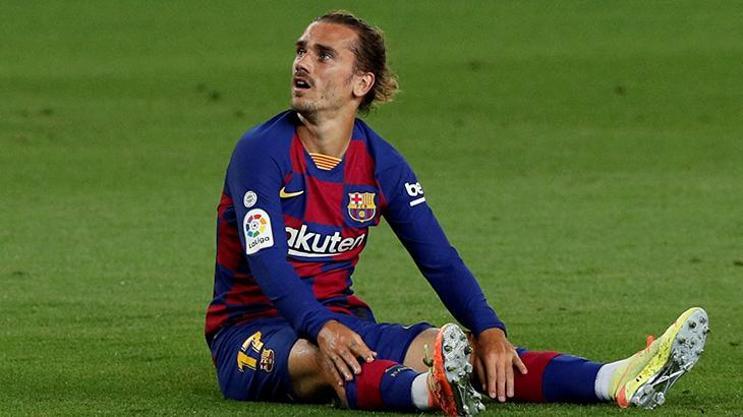Barcelonada Griezmann sakatlandı