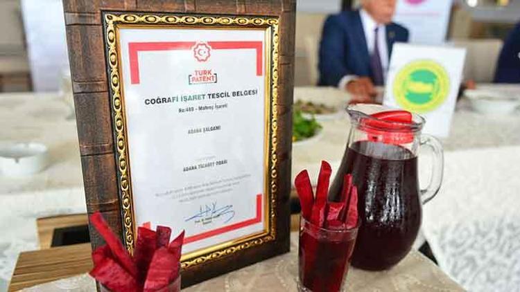 Adana şalgamı coğrafi işaret tescil belgesi aldı