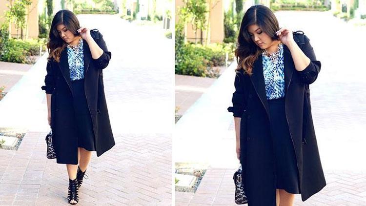 Business casual etek stili