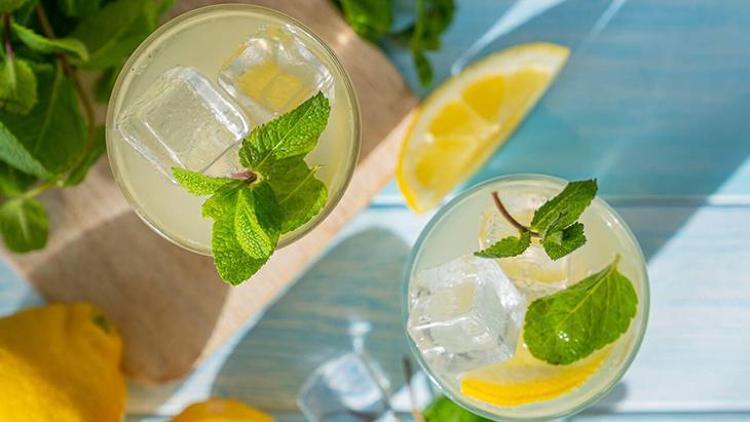 1. İçtikçe çocukluğumuza götüren buz gibi fesleğenli limonataMalzemeler: