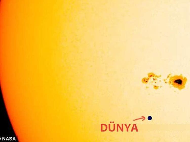 4. Güneşte oluşan Dünyanın 10 katı büyüklüğündeki delik
