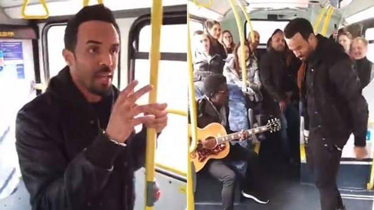 Craig Davidden şaşırtan otobüste konser sürprizi